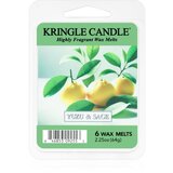 Kringle Candle Yuzu & Sage vosek za aroma lučko 64 g Cene