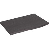Stolna ploča tamnosiva 60x40x2 cm obrađena masivna hrastovina | shoptok.hr