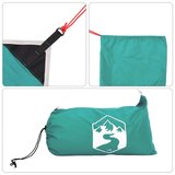 Nadstrešnica za plažu s pješčanim sidrima zelena 214 x 236 cm | shoptok.hr
