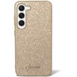 Guess GUHCS23SHGGSHD ovitek za Samsung Galaxy S23 5G - zlat z bleščicami | Shoptok.si