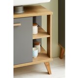 Pelipal Siva omarica za pod umivalnik v hrastovem dekorju 60,5x65 cm Quickset 924 – | Shoptok.si