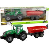 Green Tractor with Red Trailer Fractal Drive | shoptok.hr