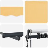  Povlačivi tende Pijesak 600 × 300 cm Tkanina i Aluminij | shoptok.hr