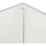  Vrtna saksija 2 kom. Bijela 20 x 20 x 50 cm Čelična vrata | shoptok.hr