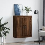 Zidni ormarić boja hrasta 69,5 x 34 x 90 cm konstruirano drvo | shoptok.hr