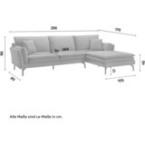 Bessagi Home Sedežna Garnitura Lani, Iz Žameta | Shoptok.si