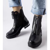 Gemre Black lace-up ankle boots Cavour | Shoptok.si