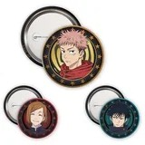 bedževi - jujutsu kaisen- yuji,megumi and nobara - badge pack