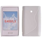  S silikonski ovitek LG E400 L3 bel Cene
