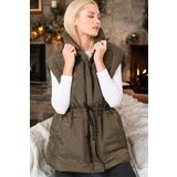 Dewberry Z6747 WOMEN'S VEST-PLAIN KHAKI Cijene