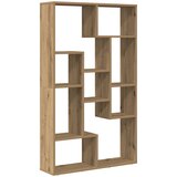  Regal za knjige boja hrasta 72x20x120,5 cm od konstruiranog drva Smeđa | shoptok.hr