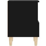  Nočna omarica črna 40x35x50 cm, (20730017) | Shoptok.si