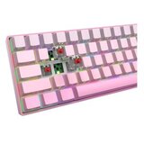 White Shark tastatura nunchaku (gk 007411) gaming mehanička / žična / rgb / hot-swap / anti-ghosting / 65% / pink | Eponuda.com