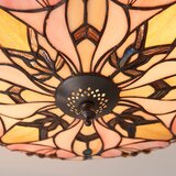 Endon 63922 - plafonsko svetlo tiffany ashton 2xE27/60W/230V prečnik 45 cm | Eponuda.com