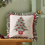 Catherine Lansfield Ukrasni jastuk s božićnim motivom 45x45 cm Frilled Christmas Tree &amp;ndash; Slike