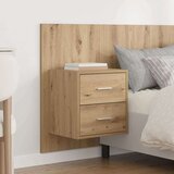 Uzglavlje s ormarićem 3 pcs Umjetnički hrast Konstruirano drvo | shoptok.hr
