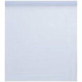 vidaXL Folija za okna statična matirana prozorna bela 45x1000 cm PVC | Shoptok.si