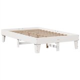vidaXL Okvir kreveta bez madraca bijeli 135 x 190 cm masivna borovina | shoptok.hr