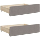 Izvlečna dnevna postelja s predali taupe 80x200 cm blago, (20936680) | Shoptok.si
