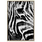  Slika - Striped Nature (1 Part) Vertical 80x120 U prirodnom drvenom okviru | shoptok.hr