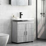 vidaXL Ormarić za umivaonik Sivi hrast sonoma 60 x 34 x 63 cm Cijene