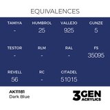 AK Interactive Dark Blue 17ml - 3rd Gen Akrilna Boja AK11181 | Eponuda.com