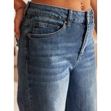 DStreet Spodnie damskie jeansowe baggy BAGTRENDY niebieskie | Shoptok.si