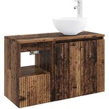  Set namještaja za kupaonicu 2 kom. Staro drvo Konstruirano drvo Smeđa 49,5 x 41 x 80 cm | shoptok.hr