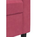  2-dijelni set sofa s jastucima crvena boja vina baršunasti | shoptok.hr