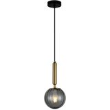  ITALUX PND-2324-1 BRO+SG - Visilica na sajli RAVENA 1xE27/5W/230V crna/mesing | Eponuda.com