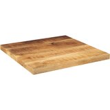 Stolna ploča 60x60x2,5 cm četvrtasta masivno grubo drvo manga | shoptok.hr