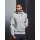 RUSSELL Light grey men's hoodie Authentic Cene