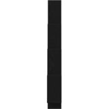  Polica na zidu Crni hrast 90 x 15 x 119,5 cm Konstruirano drvo | Eponuda.com