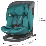 Coccolle Otroški avtosedež Altira 0-36 kg vrtljiv 360 isofix iSize Hidra modra | Shoptok.si