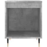  Noćni ormarići 2 kom boja betona 40x35x50 cm konstruirano drvo | shoptok.hr