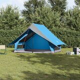 vidaXL A-Frame šotor za kampiranje, 5 oseb, modri, vodoodporen | Shoptok.si