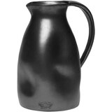 Dutchdeluxes Keramični vrč v nagubanem videzu - Black matt | Shoptok.si