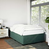 Maison Chic Posteljni okvir - Dvoposteljna postelja - Zakonska postelja brez vzmetnice temno zelen 120x200 cm žamet-J13016, (21772487) | Shoptok.si