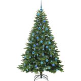 vidaXL Umestno božično drevo med 300 LED Zelena 180 cm PE in PVC | Shoptok.si