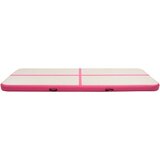 Strunjača na napuhavanje s crpkom 400 x 100 x 15 cm PVC roza | shoptok.hr
