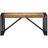 Maison Chic Kava miza - kavna mizica - Nizka mizica 80x40x35 cm Masivni neobdelan les Mango, (21753672) Cene