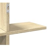  Zidna polica boja hrasta 124,5x18x60,5 cm konstruirano drva | shoptok.hr
