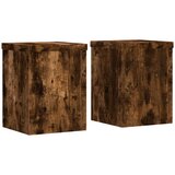  Stalci za biljke 2 kom boja hrasta 15 x 15 x 20 cm drveni | Eponuda.ba