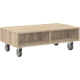  Stolić sa kotačima Sonoma hrast 90 x 50 x 30 cm | shoptok.hr