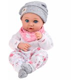 Baby Doll with Feeding Accessories, Bib, Hat, 28 cm | Shoptok.si