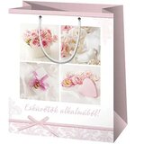 Cardex povodom vašeg vjenčanja! velika poklon vrećica ukrašena natpisom 27x14x33cm | shoptok.hr