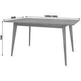 Linea Natura JEDILNA MIZA, masivno hrast | Shoptok.si