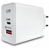 BAVIN bavitel punjač 50W usb a+ type c bela KeKe-PD002 u
