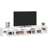 TV ormarić s LED svjetlima bijeli 260 x 36,5 x 40 cm | Eponuda.com