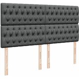  Krevet s oprugama i madracem tamnosivi 200 x 200 cm od tkanine | shoptok.hr